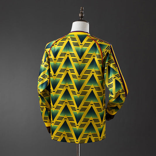 Arsenal Jersey 1991-93 Away Retro Football Kit Long Sleeves