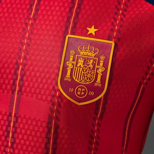 Player Version Spain Home Jersey 2026 World Cup Football Kit Long Sleeves