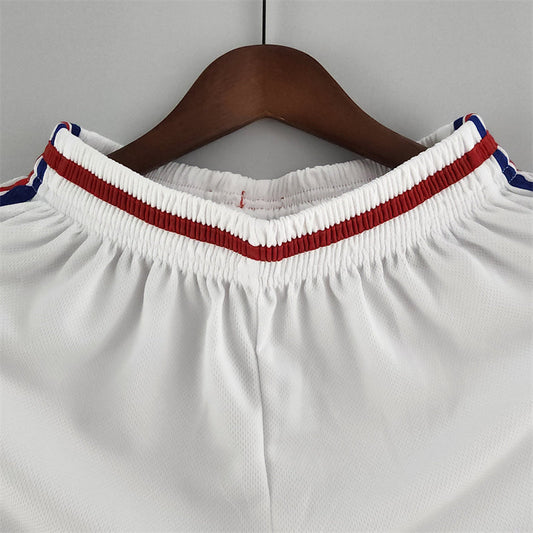 Retro France White Shorts 1998 Football Jersey
