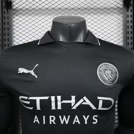 Player Version Manchester City Jersey 25/26 Home Long Sleeves Football Kit Soccer Jersey