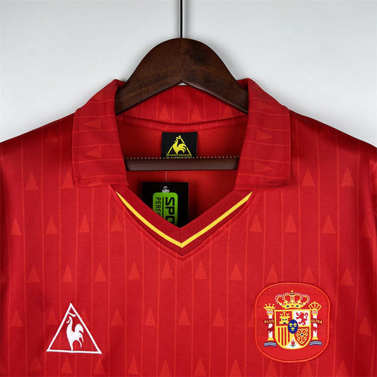 Spain Jersey Home kit 1988 1991 Retro Football Team Soccer