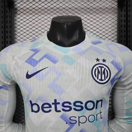 Player Version Inter Milan Jersey 25/26 Away Long Sleeves Football Kit Soccer Jersey