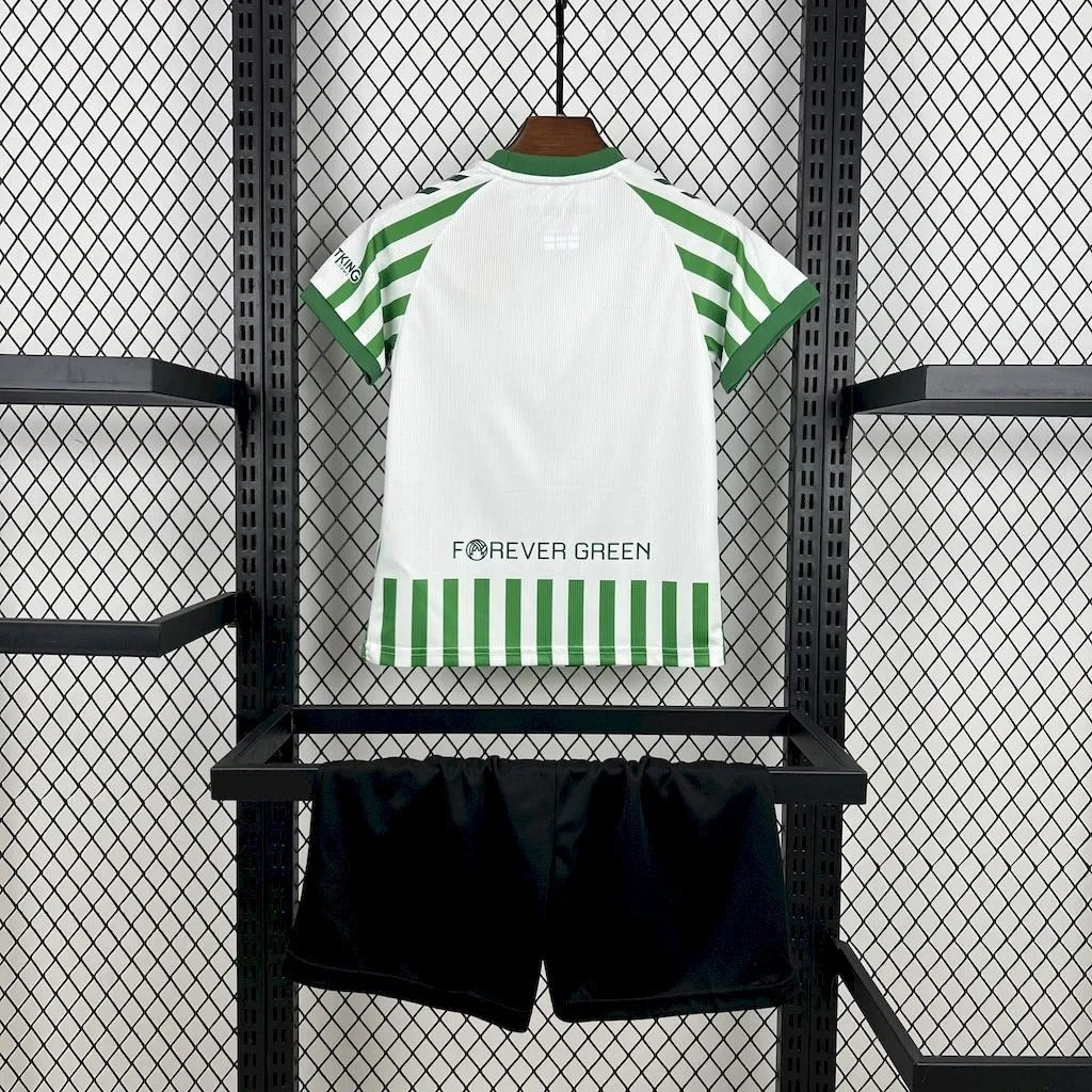 Kids Real Betis Jersey 25/26 League Final Special Football Kit Soccer Jersey