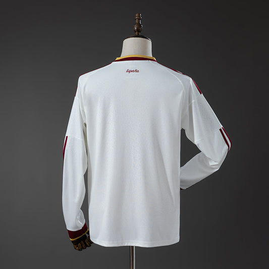 2-Star Spain Away Jersey 2026 World Cup Champion Long Sleeves Football Kit Soccer Shirt