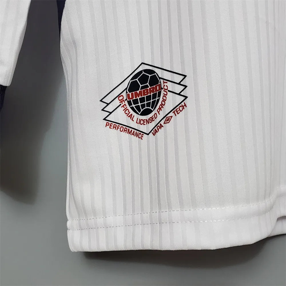 England Jersey Home kit 1998 Retro Long Sleeves