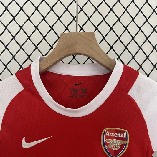 Retro Kids Arsenal Home Jersey 02/04