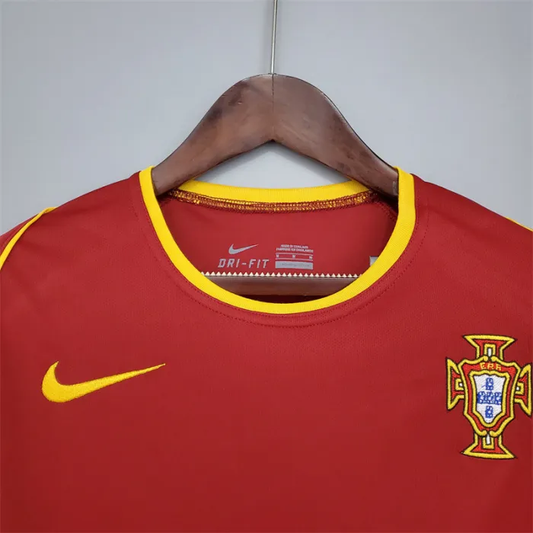 Portugal Jersey Home kit 2002 Retro Football Team Soccer Shirt