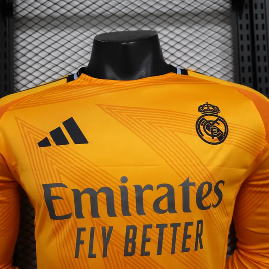 Player Version Real Madrid Away Kit 24/25 Football Jersey Long Sleeves