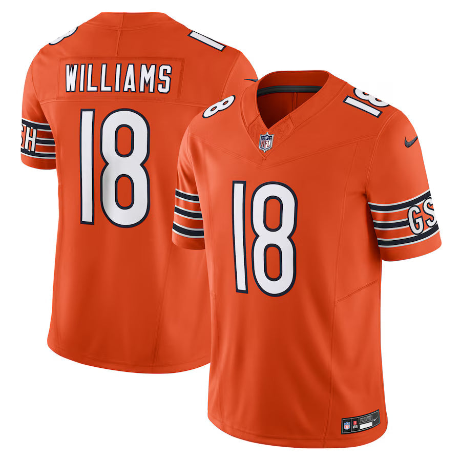 Caleb Williams Chicago Bears Jersey - Orange
