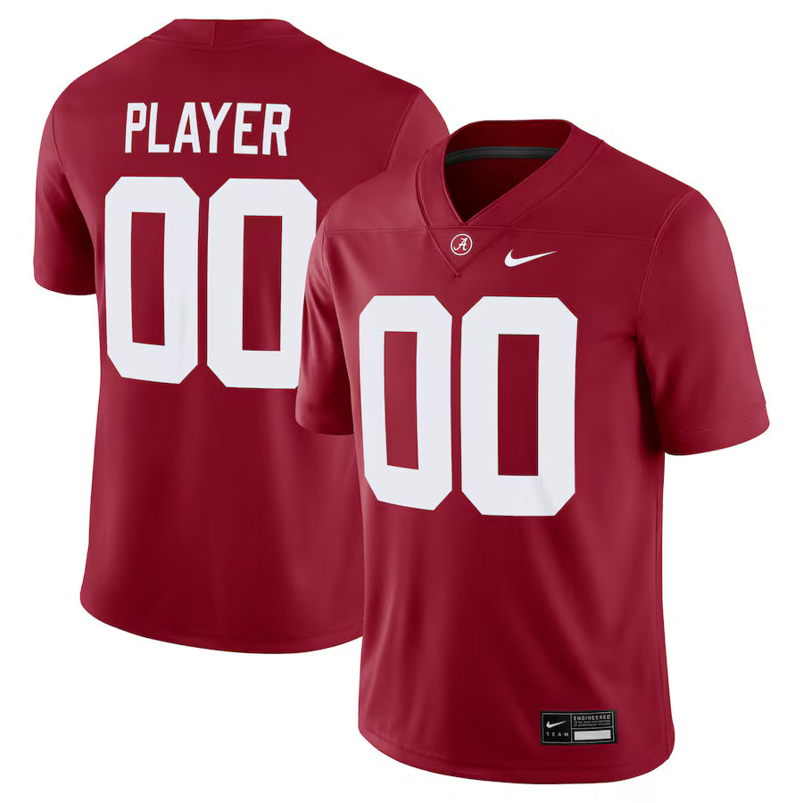 Custom Alabama Crimson Tide Jersey - Crimson