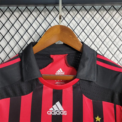 AC Milan Jersey Home kit 07/08 Long Sleeves  retro Football kit