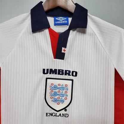 England Jersey Home kit 1998 Retro Long Sleeves