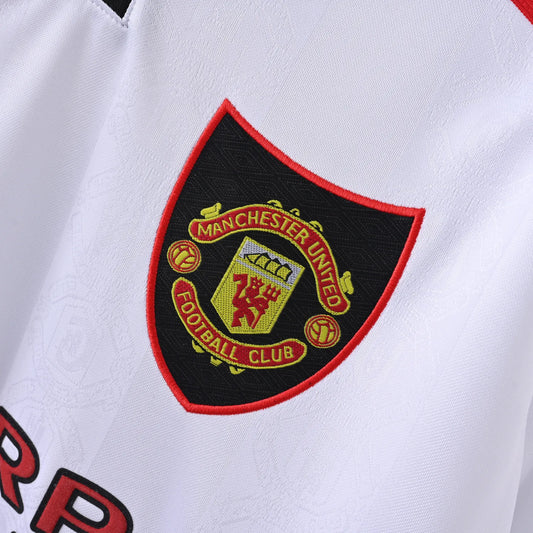 Retro Manchester United Jersey1998/99 Away Long Sleeves Football Kit Soccer Shirt