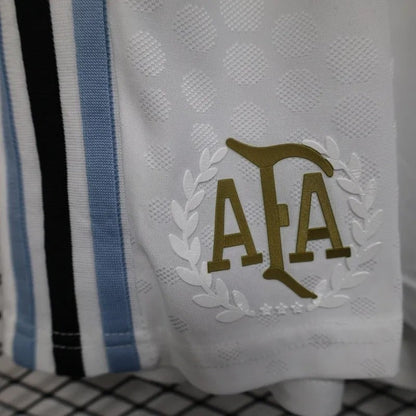 Player Version Argentina Shorts 2025 White Football Kit Soccer Shorts