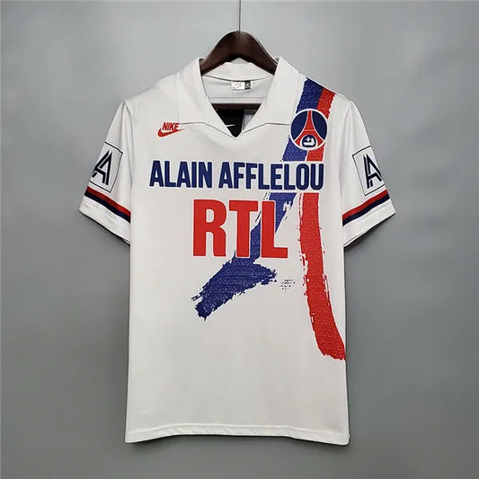 Paris Saint-Germain Retro Jersey 1990/91 Home Football Jersey Soccer Shirt