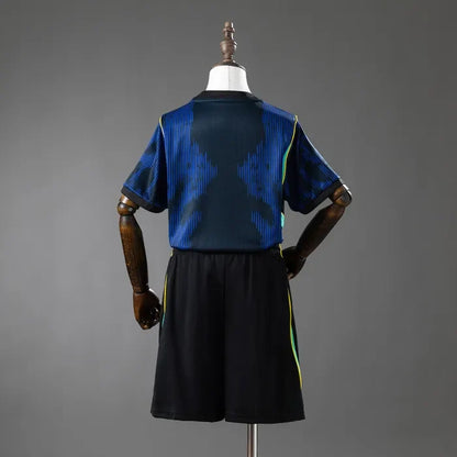 Kids Brazil Away Jersey 2026 World Cup Football Kit Soccer Shirt