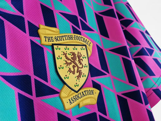 Retro Scotland Jersey 1988-89 Away Football Kit Soccer Shirt