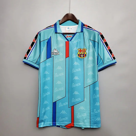 Barcelona Retro Jersey 1996/97 Away Football Jersey Soccer Shirt