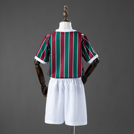 Kids Fluminense Home Jersey 2026-2027 Football Kit Soccer Shirt