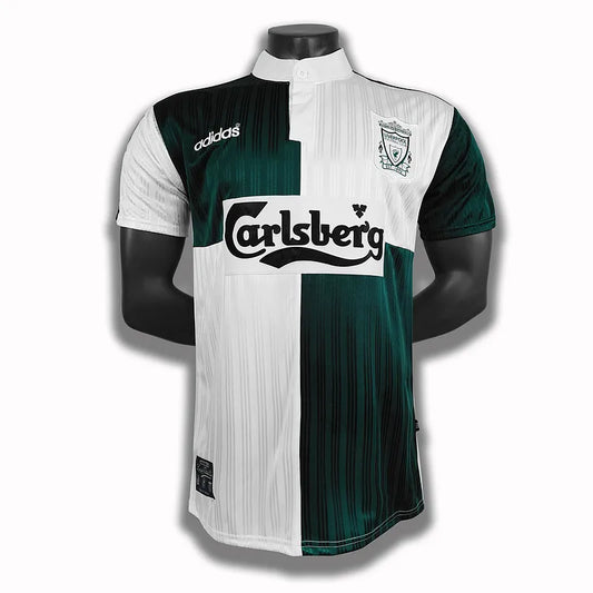 Liverpool Retro Jersey 1995 Away Football Jersey Soccer Shirt
