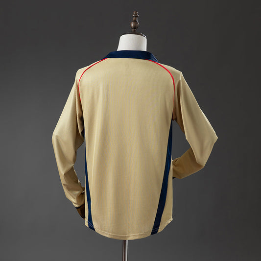 Arsenal Jersey 2001-02 Away Retro Football Kit Long Sleeves