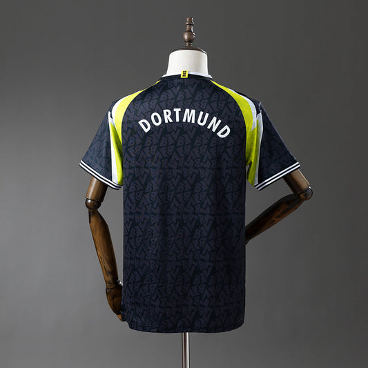 Dortmund Jersey 1995-96 Away Retro Football Kit