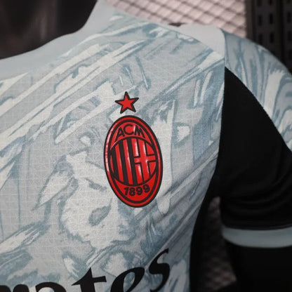 player version ac milan away jersey 25/26 football kit soccer jersey