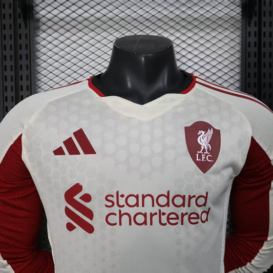 Player Version Liverpool Jersey 25/26 Away Long Sleeves Football Kit Soccer Jersey