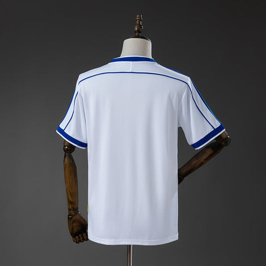 Brazil Away Jersey 1998 White Retro Football Kit Soccer Shirt