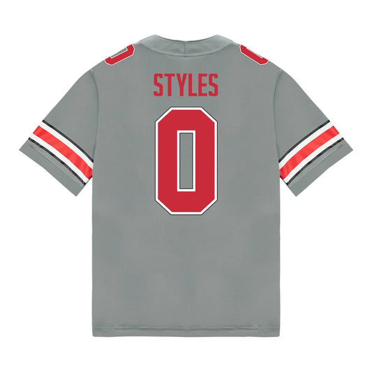 Sonny Styles Ohio State Buckeyes Jersey – Grey
