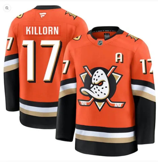 Alex Killorn Anaheim Ducks 2025 Premium Jersey - Orange