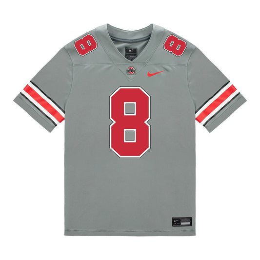Arvell Reese Ohio State Buckeyes Jersey – Grey