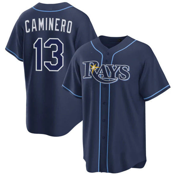 Junior Caminero Tampa Bay Rays Jersey - Navy