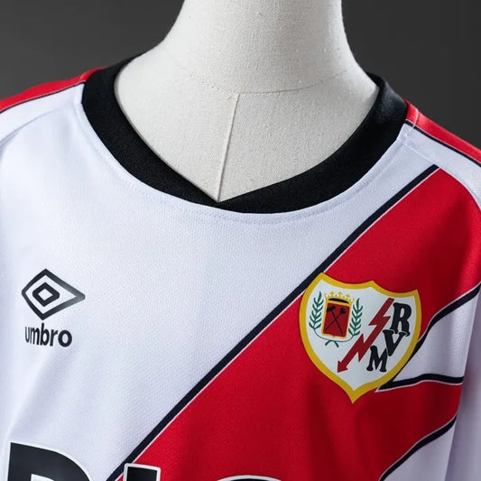 Kids Rayo Vallecano Jersey 2025/26 Home Football Kit