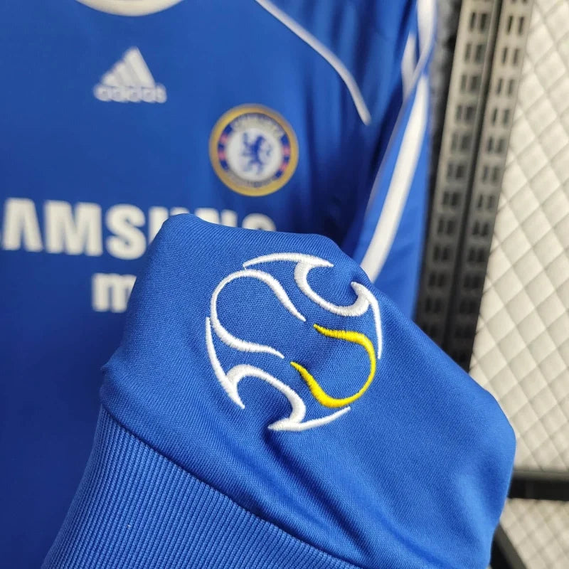 Retro Chelsea Jersey Home Kit 2006/07 Long Sleeves Football Soccer Shirt