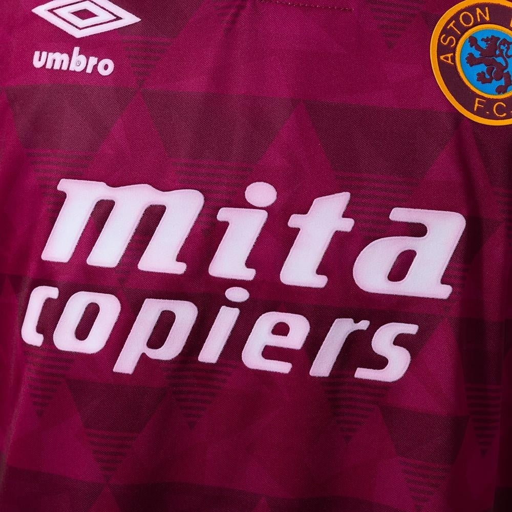 Retro Aston Villa Home Jersey 1998 Football Kit Soccer Shirt