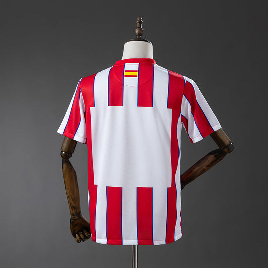 Retro Atletico Madrid Home Jersey 2011-12 Champions League Football Kit Soccer Shirt
