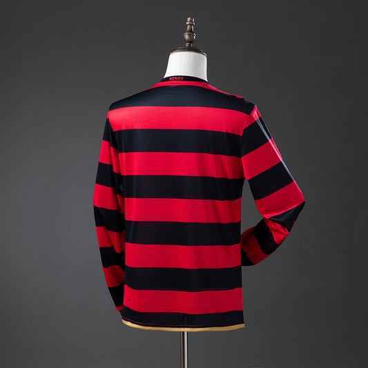 Flamengo Jersey 2008-09 Home Retro Kit Long Sleeves