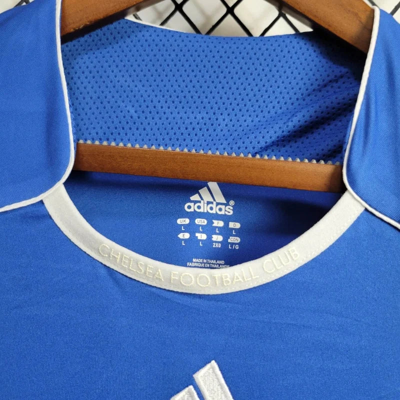 Retro Chelsea Jersey Home Kit 2006/07 Long Sleeves Football Soccer Shirt