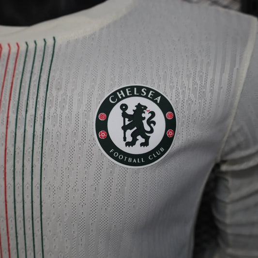 Player Version Chelsea Away Jersey 25/26 Long Sleeves Football Kit Soccer Jersey
