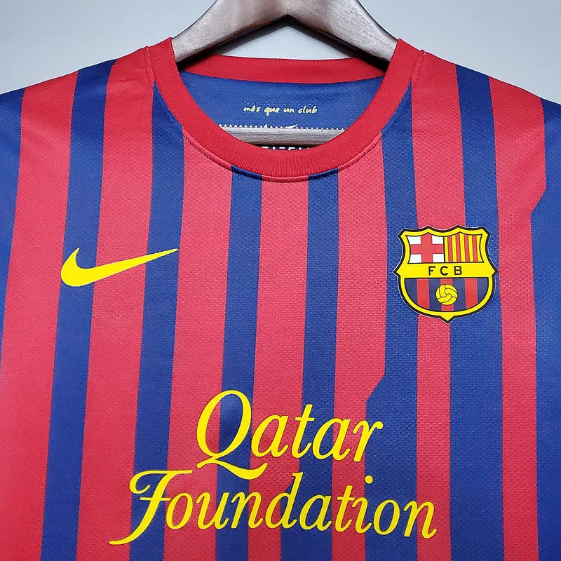 Barcelona Retro Jersey 2011/12 Home Football Jersey Soccer Shirt