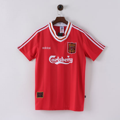 Retro Liverpool Home Jersey 1995 1996 Football Kit Soccer shirt