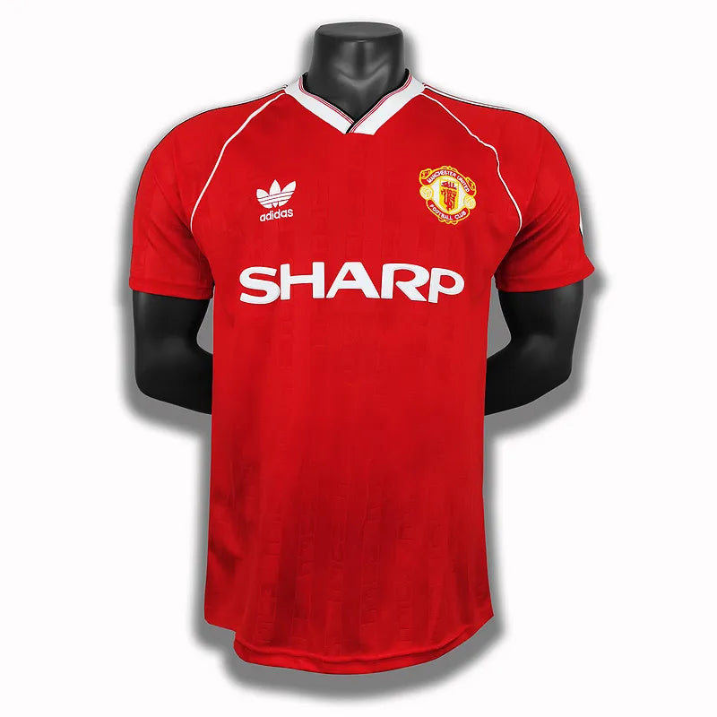 Manchester United Retro Jersey 1988 Home Football Jersey Soccer Shirt