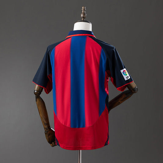 Barcelona Jersey 2003-04 Home Retro Football Kit