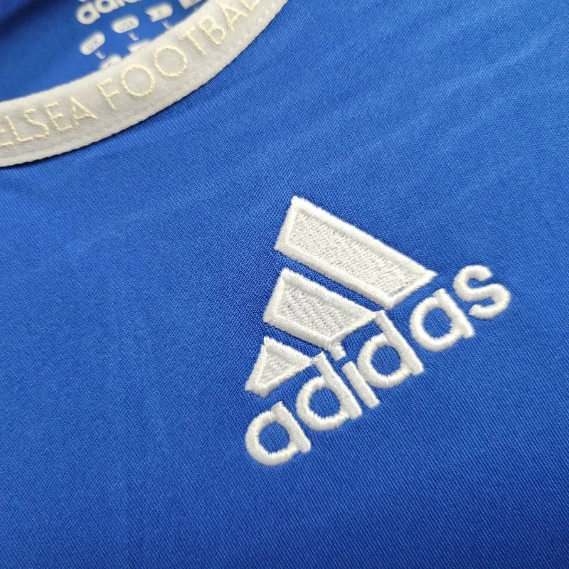 Retro Chelsea Jersey Home Kit 2006/07 Long Sleeves Football Soccer Shirt