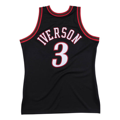 Allen Iverson Philadelphia 76ers Mitchell & Ness Hardwood Classics 1997/98 Jersey - Black