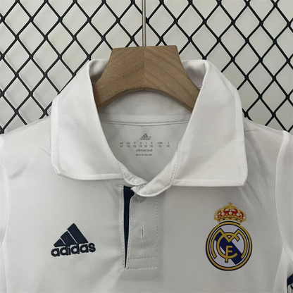 Retro Kids Real Madrid Home Jersey 16/17