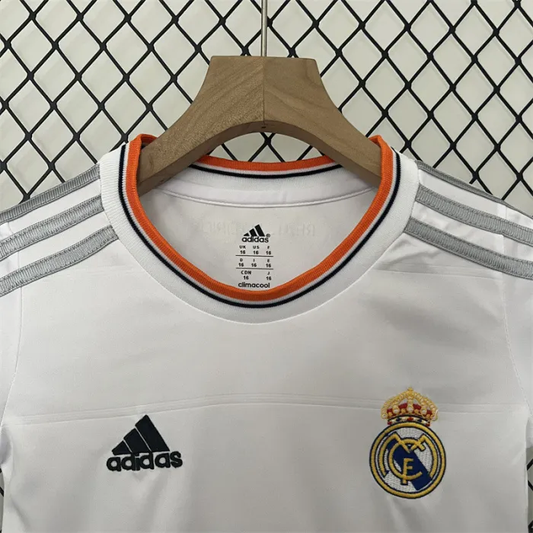 Retro Kids Real Madrid Home Jersey 13/14