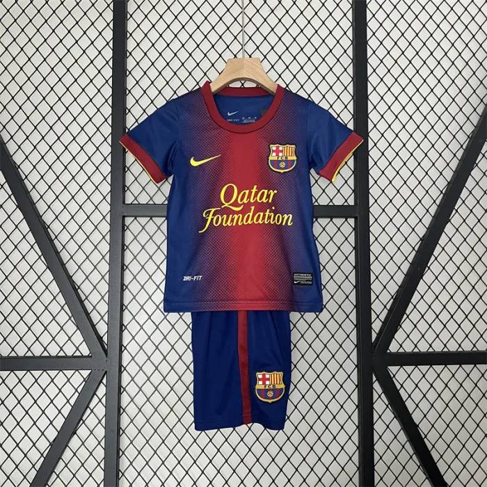 Retro Kids Barcelona Home Jersey 12/13
