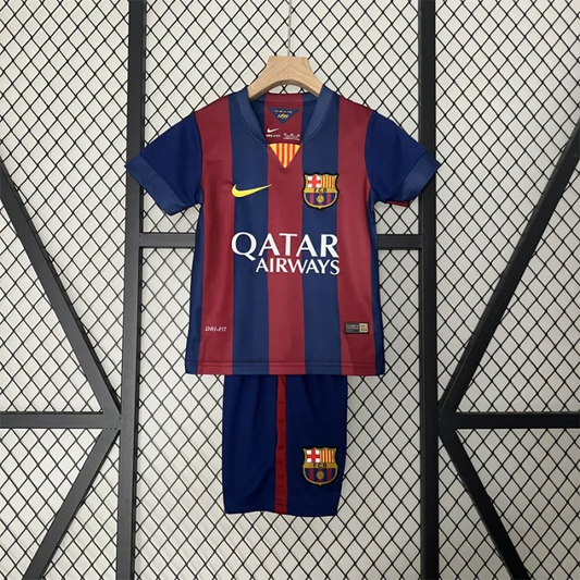 Retro Kids Barcelona Home Jersey 14/15